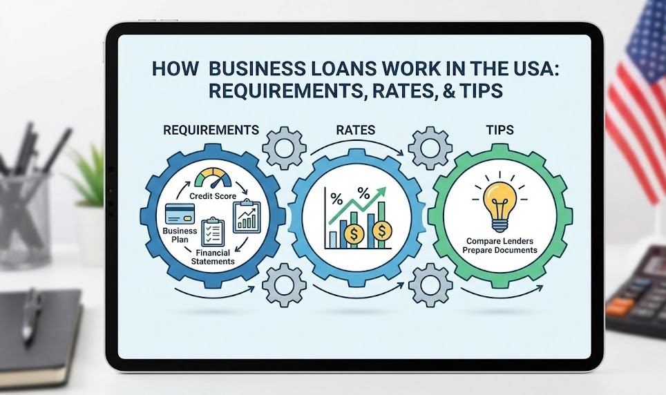 How Business Loans Work in the USA: Requirements, Rates, and Tips